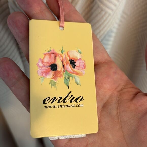 Entro Quilted Cream Pants size 1x nwt - Picture 5 of 7